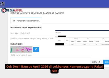 Cek Desil Bansos April 2026 di cekbansos.kemensos.go.id Pakai NIK
