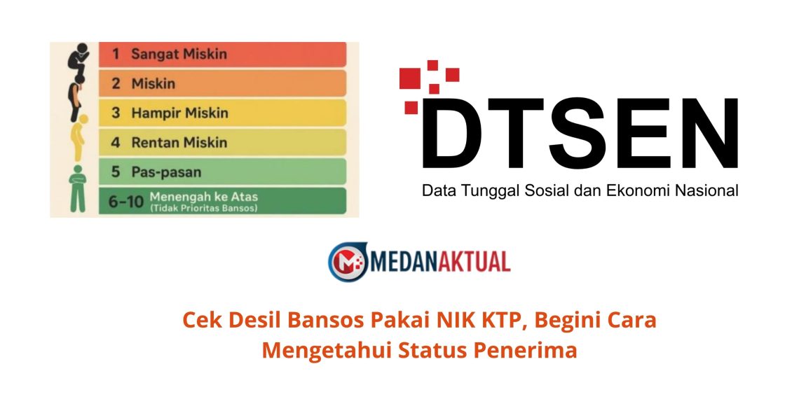Cek Desil Bansos Pakai NIK KTP, Begini Cara Mengetahui Status Penerima