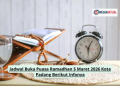 Jadwal Buka Puasa Ramadhan 5 Maret 2026 Kota Padang Berikut Infonya