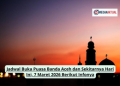 Jadwal Buka Puasa Banda Aceh dan Sekitarnya Hari Ini, 7 Maret 2026 Berikut Infonya
