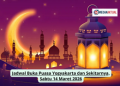 Jadwal Buka Puasa Yogyakarta dan Sekitarnya, Sabtu 14 Maret 2026