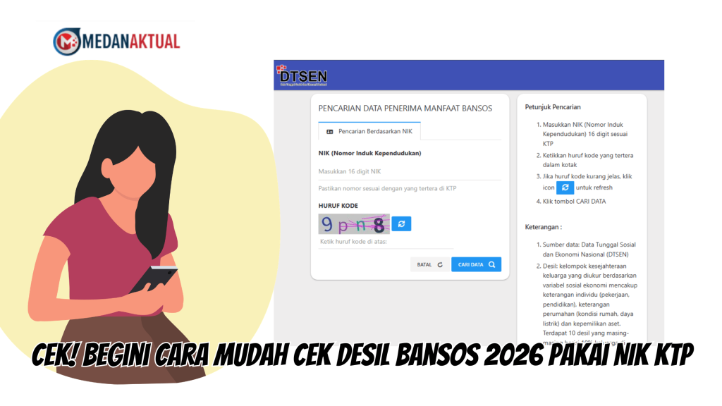 Cek! Begini Cara Mudah Cek Desil Bansos 2026 Pakai NIK KTP