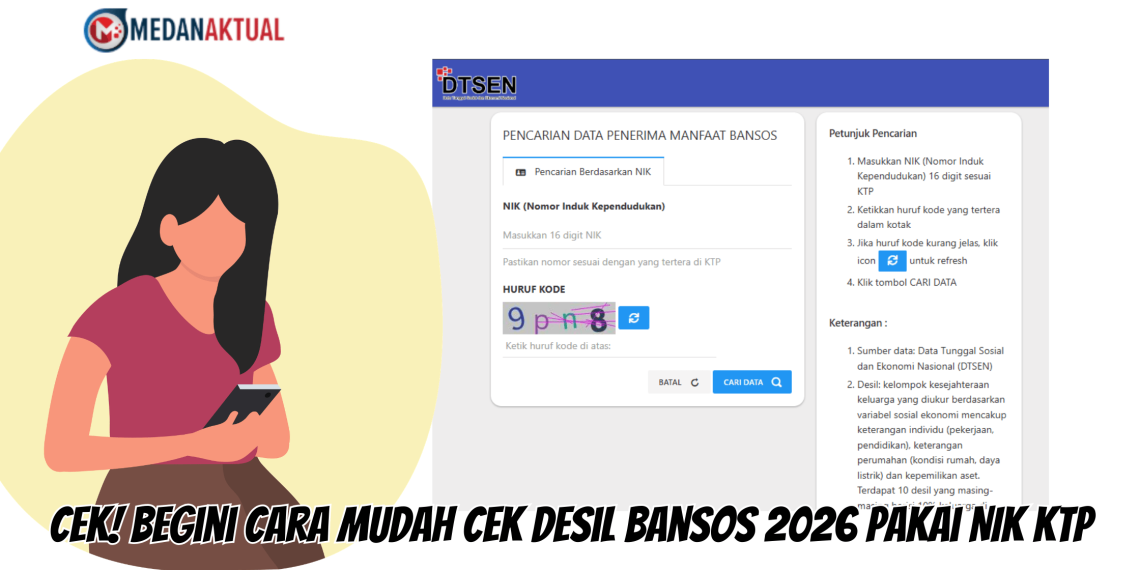 Cek! Begini Cara Mudah Cek Desil Bansos 2026 Pakai NIK KTP