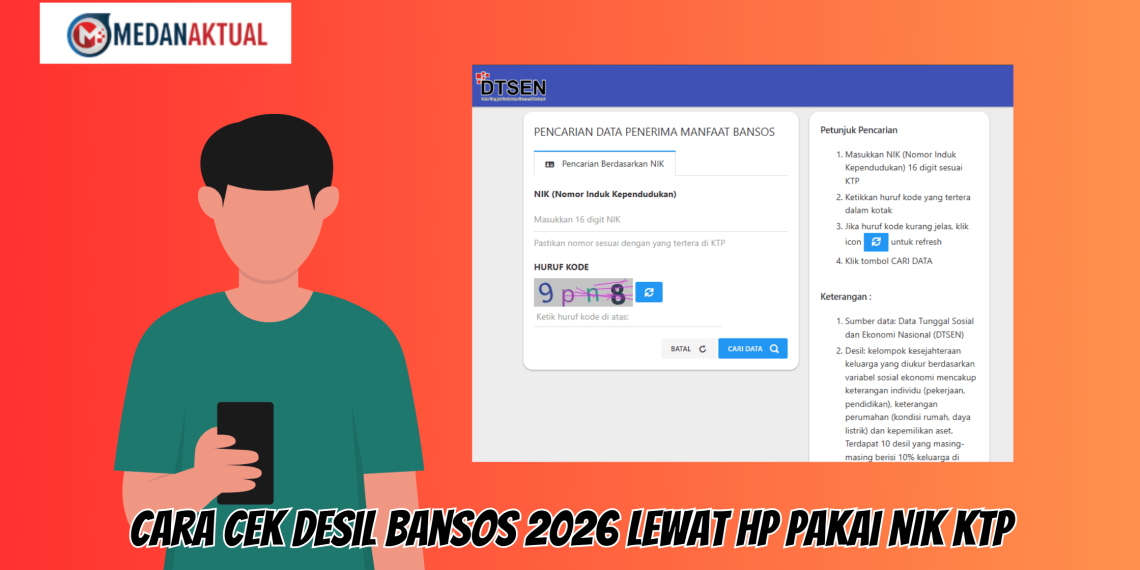 Cara Cek Desil Bansos 2026 Pakai NIK KTP, Ketahui Status Penerima Bantuan