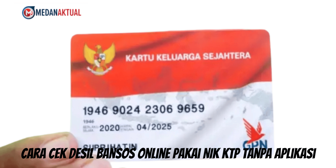 Cara Cek Desil Bansos Online Pakai NIK KTP Tanpa Aplikasi