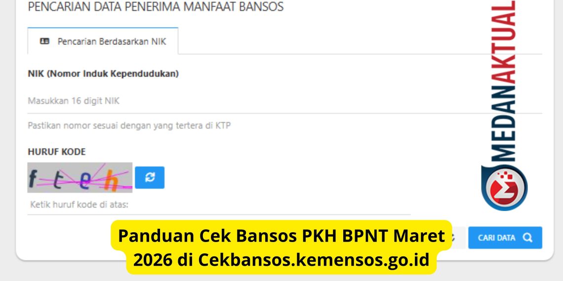Panduan Cek Bansos PKH BPNT Maret 2026 di Cekbansos.kemensos.go.id