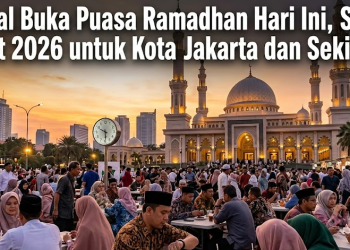 Jadwal Buka Puasa Ramadhan Hari Ini, Senin 2 Maret 2026 untuk Kota Jakarta dan Sekitarnya