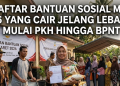 Ini Daftar Bantuan Sosial Maret 2026 yang Cair Jelang Lebaran, Mulai PKH hingga BPNT