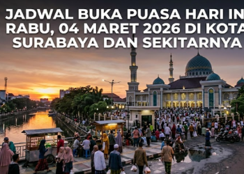 Jadwal Buka Puasa Hari Ini Rabu, 04 Maret 2026 di Kota Surabaya dan Sekitarnya