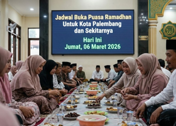 Jadwal Buka Puasa Ramadhan Untuk Kota Palembang dan Sekitarnya Hari Ini Jumat, 06 Maret  2026