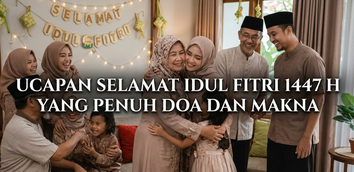 Ucapan Selamat Idul Fitri 1447 H yang Penuh Doa dan Makna