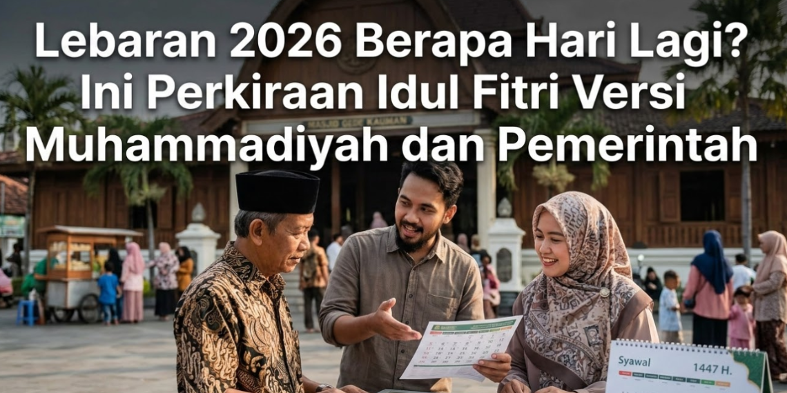 Lebaran 2026 Berapa Hari Lagi? Ini Perkiraan Idul Fitri Versi Muhammadiyah dan Pemerintah