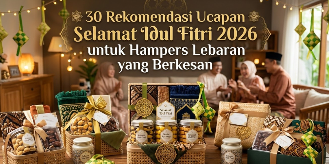 30 Rekomendasi Ucapan Selamat Idul Fitri 2026 untuk Hampers Lebaran yang Berkesan