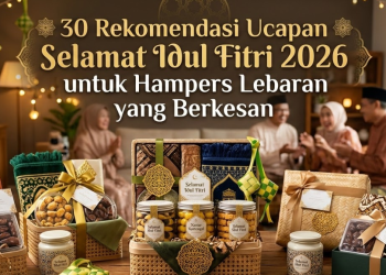 30 Rekomendasi Ucapan Selamat Idul Fitri 2026 untuk Hampers Lebaran yang Berkesan