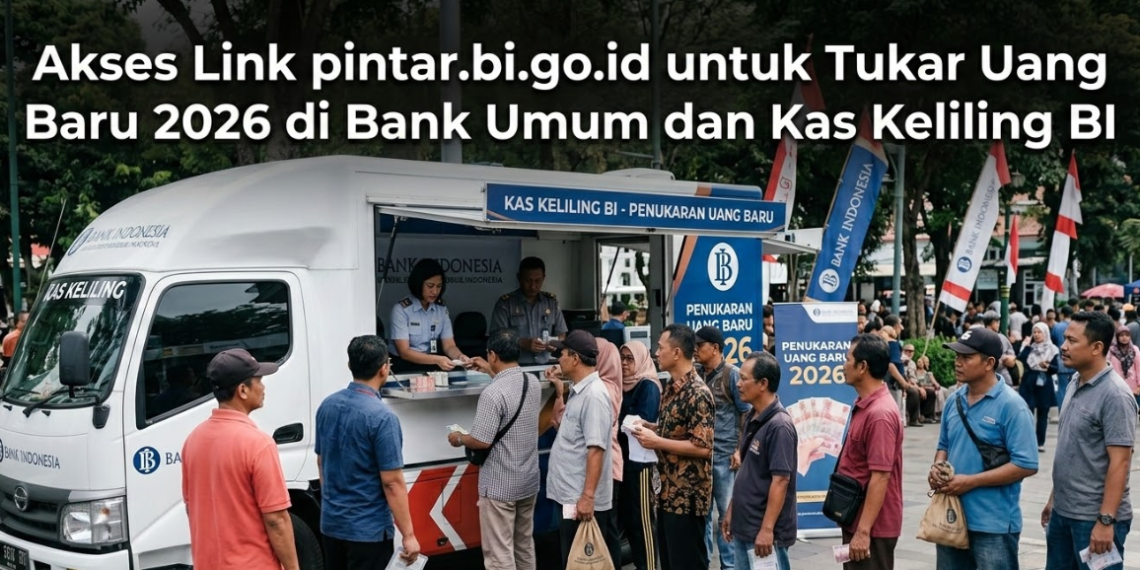 Akses Link pintar.bi.go.id untuk Tukar Uang Baru 2026 di Bank Umum dan Kas Keliling BI