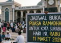 Jadwal Buka Puasa Ramadhan untuk Kota Surabaya Hari Ini, Rabu 11 Maret 2026