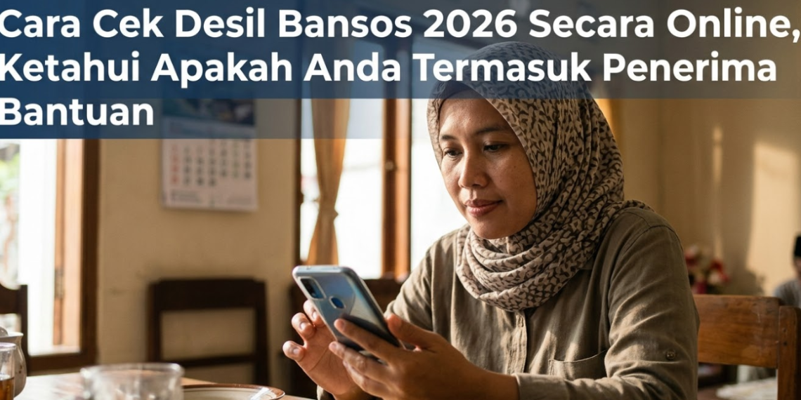 Cara Cek Desil Bansos 2026 Secara Online, Ketahui Apakah Anda Termasuk Penerima Bantuan