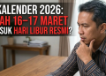 Cek Kalender 2026: Apakah 16–17 Maret Termasuk Hari Libur Resmi?