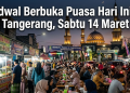 Jadwal Berbuka Puasa Hari Ini di Kota Tangerang, Sabtu 14 Maret 2026