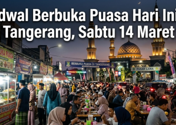 Jadwal Berbuka Puasa Hari Ini di Kota Tangerang, Sabtu 14 Maret 2026