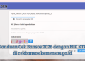 Panduan Cek Bansos 2026 dengan NIK KTP di cekbansos.kemensos.go.id
