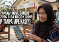 Apakah Desil Bansos 2026 Bisa Dicek di HP Tanpa Aplikasi?