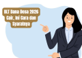 BLT Dana Desa 2026 Cair, Ini Cara dan Syaratnya