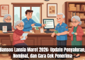 Bansos Lansia Maret 2026: Update Penyaluran, Nominal, dan Cara Cek Penerima