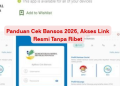 Panduan Cek Bansos 2026, Akses Link Resmi Tanpa Ribet