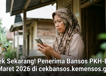 Cek Sekarang! Penerima Bansos PKH-BPNT Maret 2026 di cekbansos.kemensos.go.id