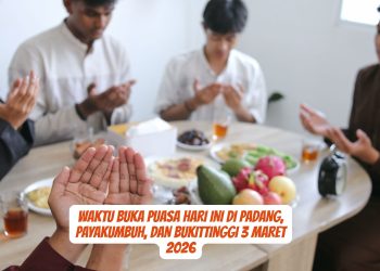 Waktu Buka Puasa Hari Ini di Padang, Payakumbuh, dan Bukittinggi 3 Maret 2026