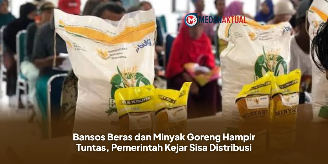 Bansos Beras dan Minyak Goreng Hampir Tuntas, Pemerintah Kejar Sisa Distribusi
