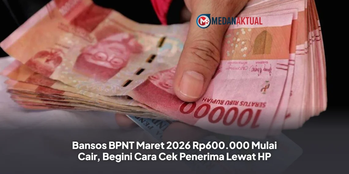 Bansos BPNT Maret 2026 Rp600.000 Mulai Cair, Begini Cara Cek Penerima Lewat HP