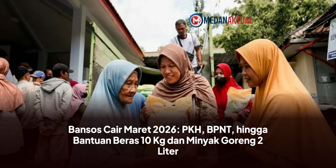 Bansos Cair Maret 2026: PKH, BPNT, hingga Bantuan Beras 10 Kg dan Minyak Goreng 2 Liter