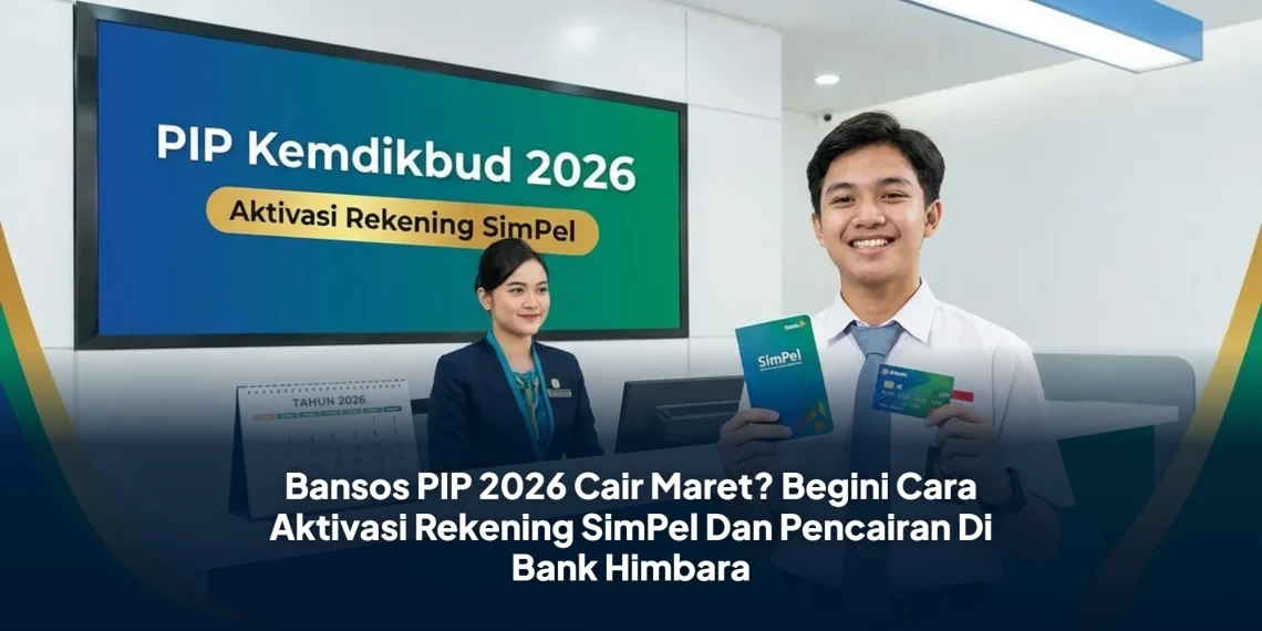 Bansos PIP 2026 Cair Maret? Begini Cara Aktivasi Rekening SimPel Dan Pencairan Di Bank Himbara