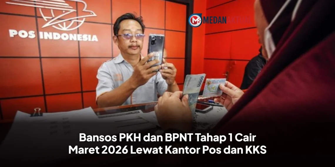 Bansos PKH dan BPNT Tahap 1 Cair Maret 2026 Lewat Kantor Pos dan KKS