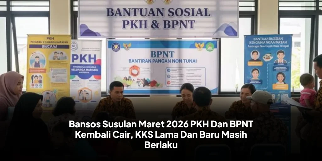 Bansos Susulan Maret 2026 PKH Dan BPNT Kembali Cair, KKS Lama Dan Baru Masih Berlaku