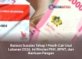 Bansos Susulan Tahap 1 Masih Cair Usai Lebaran 2026, Ini Rincian PKH, BPNT, dan Bantuan Pangan