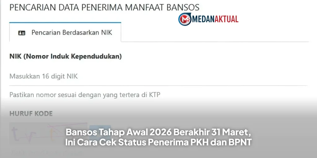 Bansos Tahap Awal 2026 Berakhir 31 Maret, Ini Cara Cek Status Penerima PKH dan BPNT