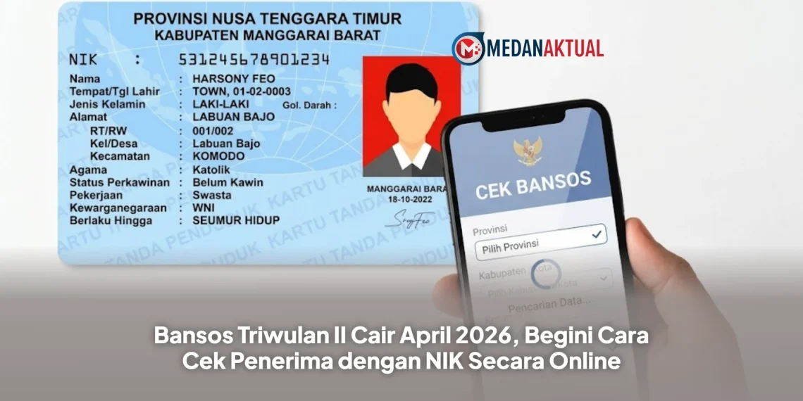 Bansos Triwulan II Cair April 2026, Begini Cara Cek Penerima dengan NIK Secara Online