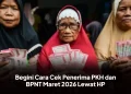 Begini Cara Cek Penerima PKH dan BPNT Maret 2026 Lewat HP