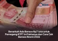 Benarkah Ada Bansos Rp7 Juta untuk Pemegang KTP? Ini Faktanya dan Cara Cek Bansos Resmi 2026
