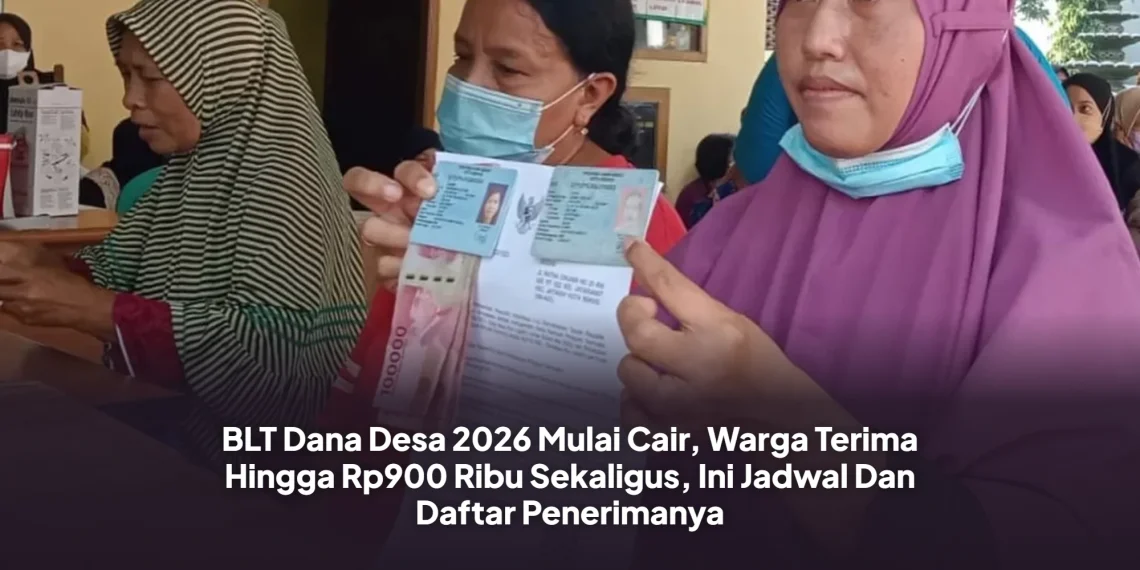 BLT Dana Desa 2026 Mulai Cair, Warga Terima Hingga Rp900 Ribu Sekaligus, Ini Jadwal Dan Daftar Penerimanya