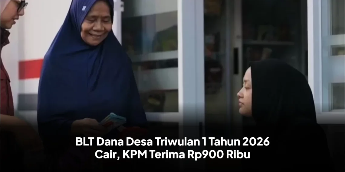 BLT Dana Desa Triwulan 1 Tahun 2026 Cair, KPM Terima Rp900 Ribu