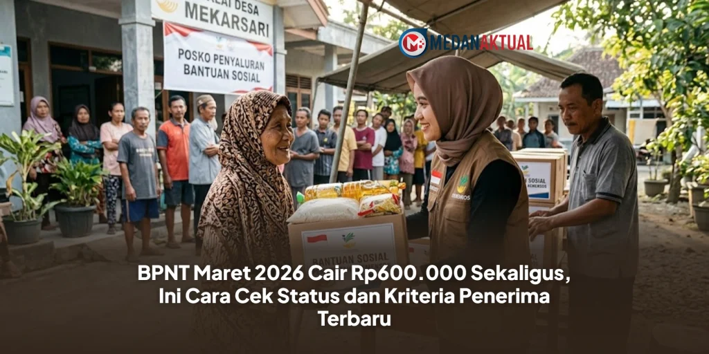 BPNT Maret 2026 Cair Rp600.000 Sekaligus, Ini Cara Cek Status dan Kriteria Penerima Terbaru