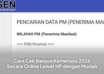 Cara Cek Bansos Kemensos 2026 Secara Online Lewat HP dengan Mudah