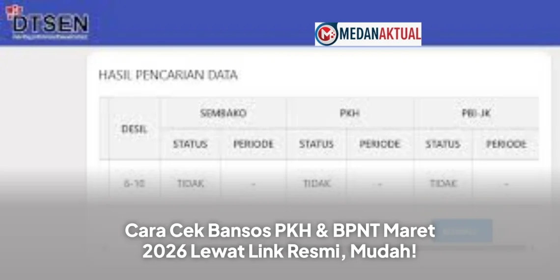 Cara Cek Bansos PKH & BPNT Maret 2026 Lewat Link Resmi, Mudah!