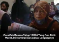 Cara Cek Bansos Tahap 1 2026 Yang Cair Akhir Maret, Ini Nominal Dan Jadwal Lengkapnya