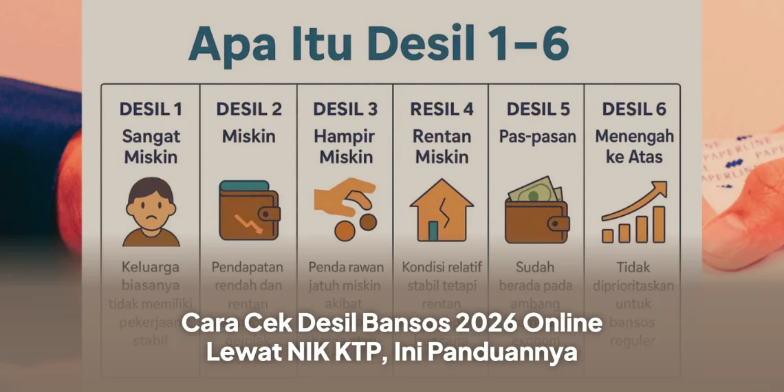 Cara Cek Desil Bansos 2026 Online Lewat NIK KTP, Ini Panduannya