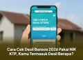 Cara Cek Desil Bansos 2026 Pakai NIK KTP, Kamu Termasuk Desil Berapa?
